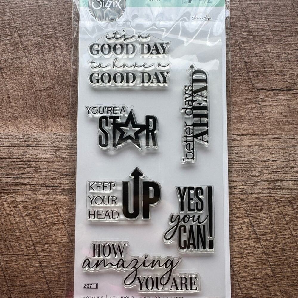 Sizzix Positive Signs Stamps